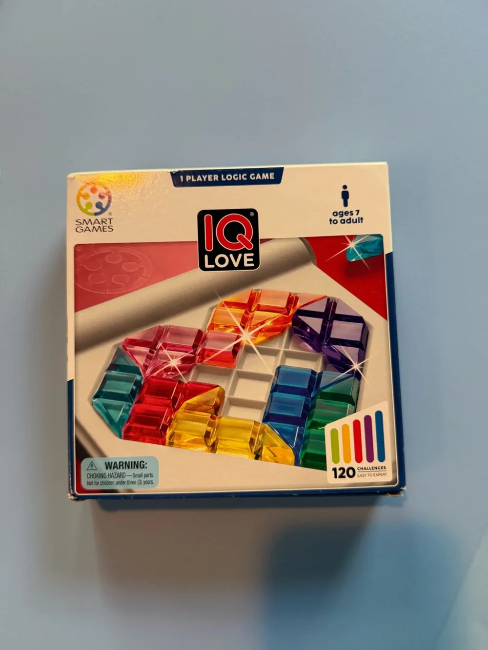 SmartGames IQ Love Colorful Logic Puzzle - Kids & Adults